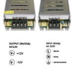 Блок живлення 12В 200Вт 16,5А STR-200 IP20 Slim перфорований 11673